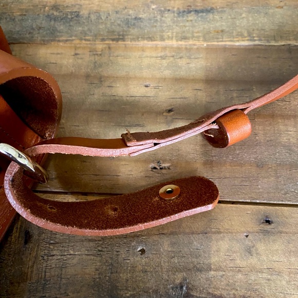 Sezane Doll Bag in camel. - Picture 7 of 7